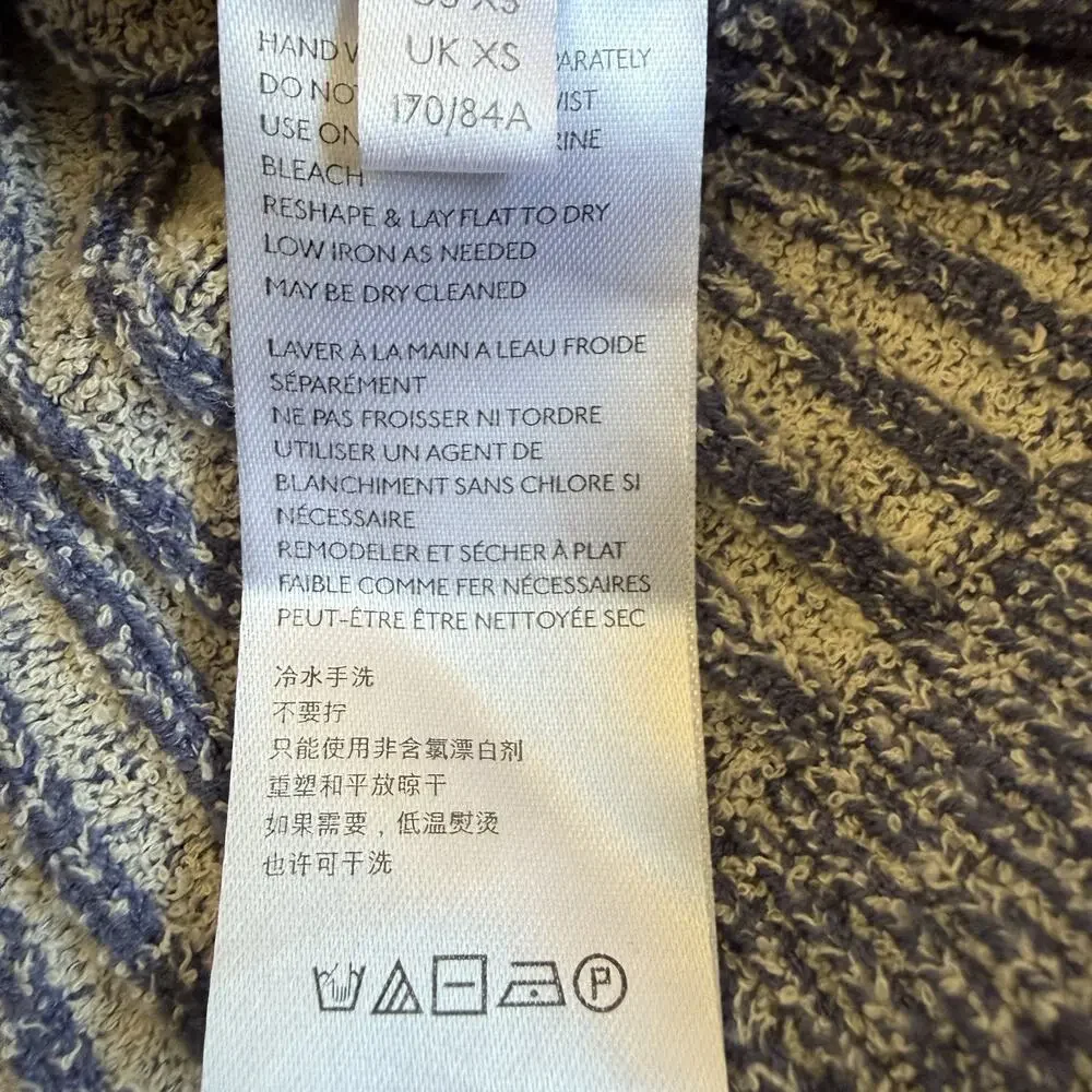 Free People Trouble Maker Cardi Rainbow Sweater Fairy Cardigan Front Tie‎ XS